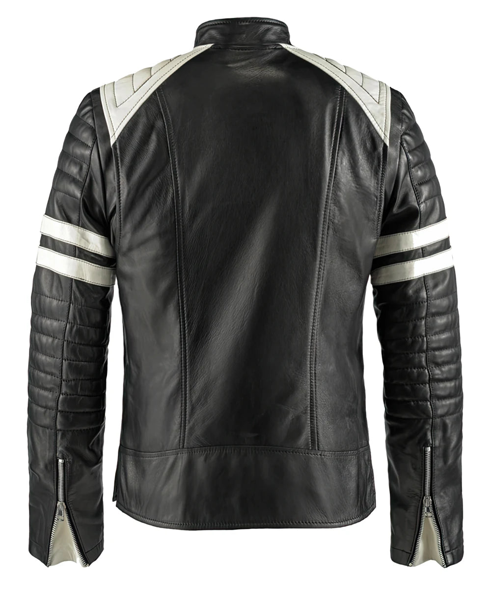 Mens Biker Leather Jacket