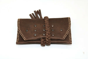 Handmade Brown Tobacco Pouch