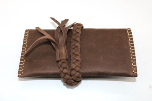 Handmade Brown Tobacco Pouch